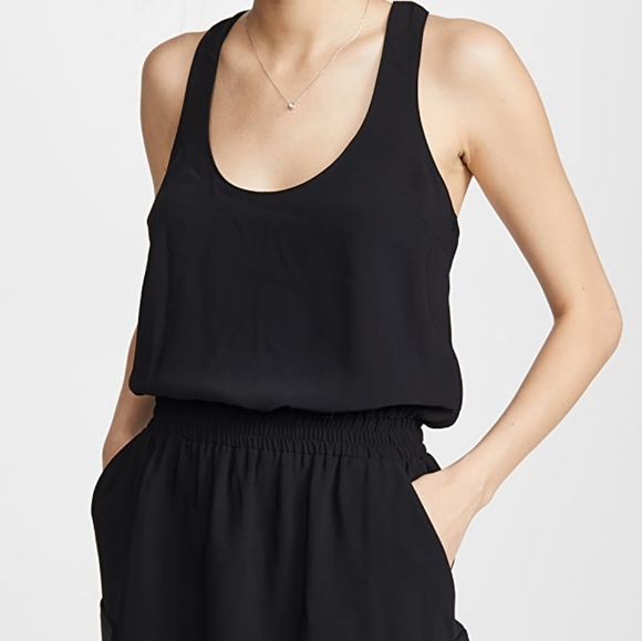 AMANDA UPRICHARD Shopbop Black Cargo Pocket Racerback Mini Dress - Size Large - Picture 2 of 15